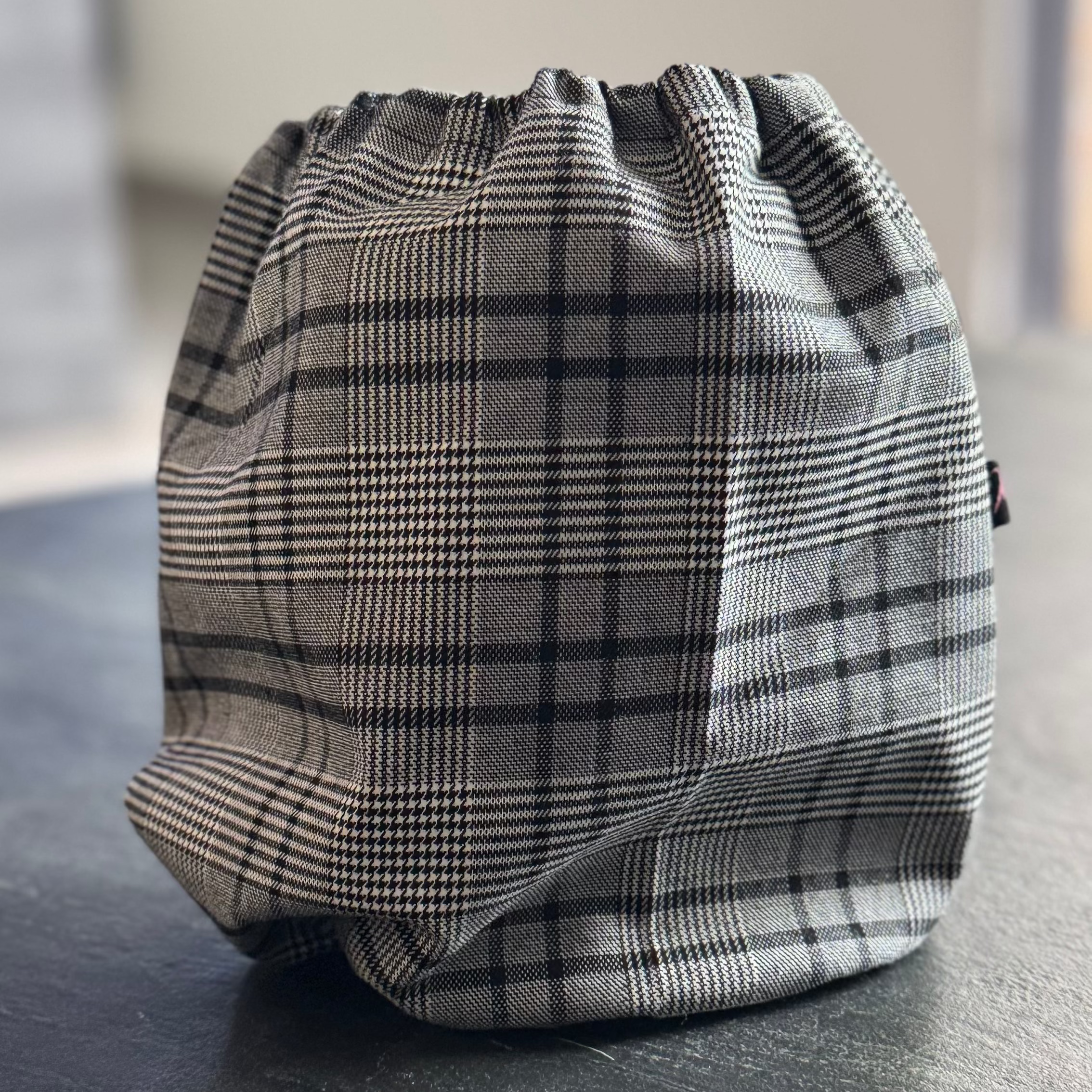 Snood coton TARTAN GRIS