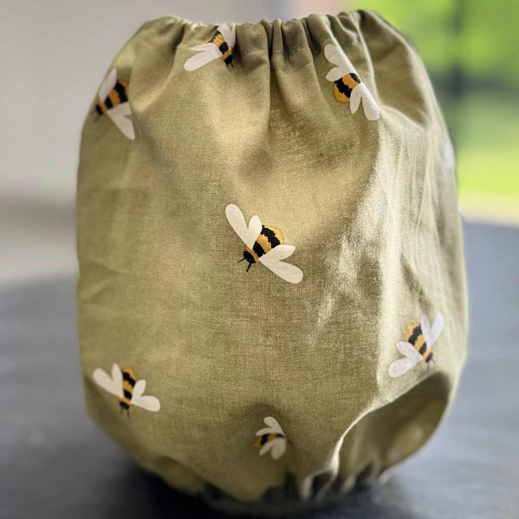 Snood coton vert PETITES ABEILLES