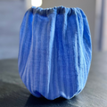 Snood Gaze de coton RAYÉ BLEU