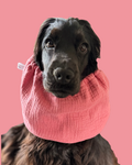 Snood Gaze de coton uni VIEUX ROSE